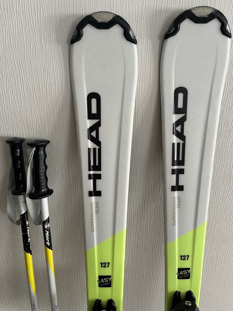 HEAD スキーセット 127cm ブーツ23.5cm ストック105cm