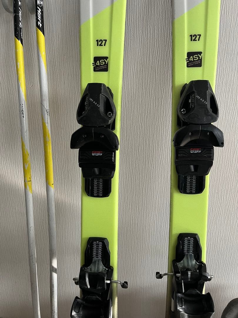 HEAD スキーセット 127cm ブーツ23.5cm ストック105cm