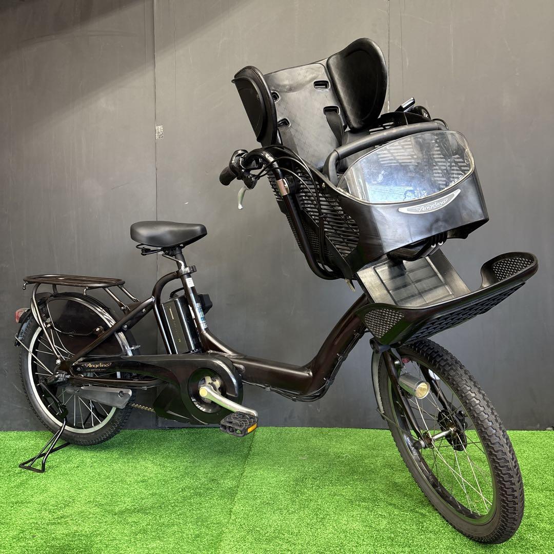電動自転車 BS Angelino ブラウン 3人乗り対応　90★