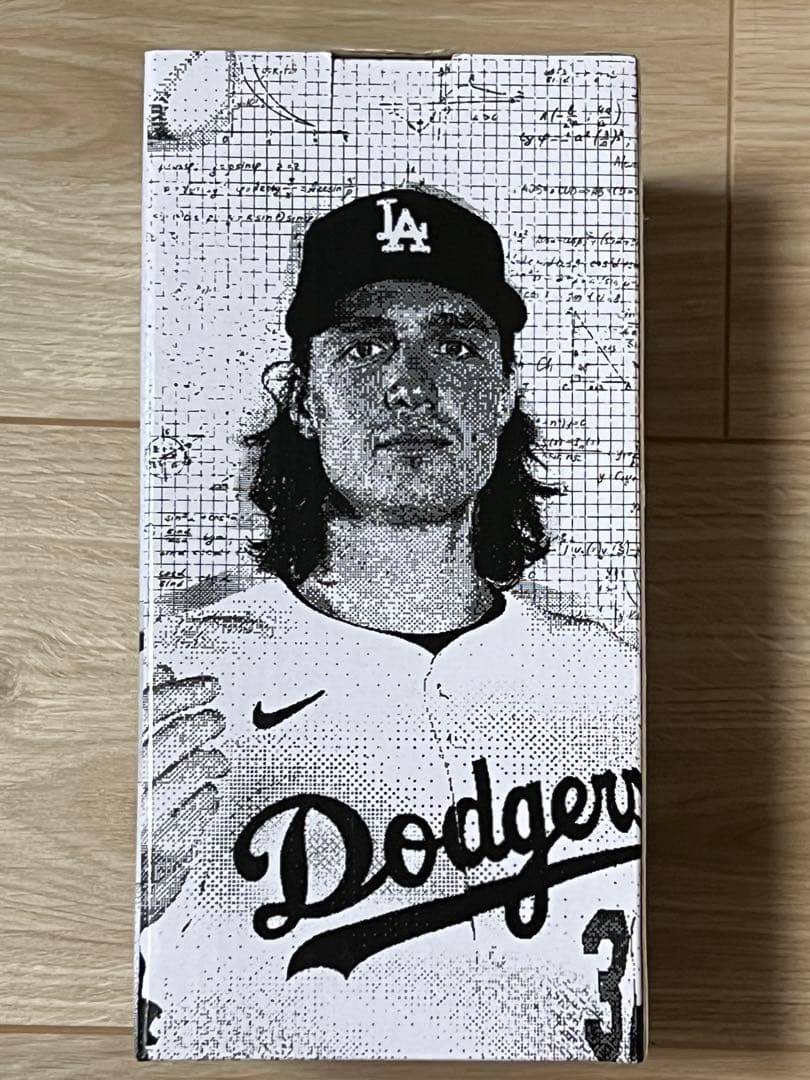 《新品未開封》◾️Dodgers／グラスノー　ボブルヘッド　現地観戦　来場者記念