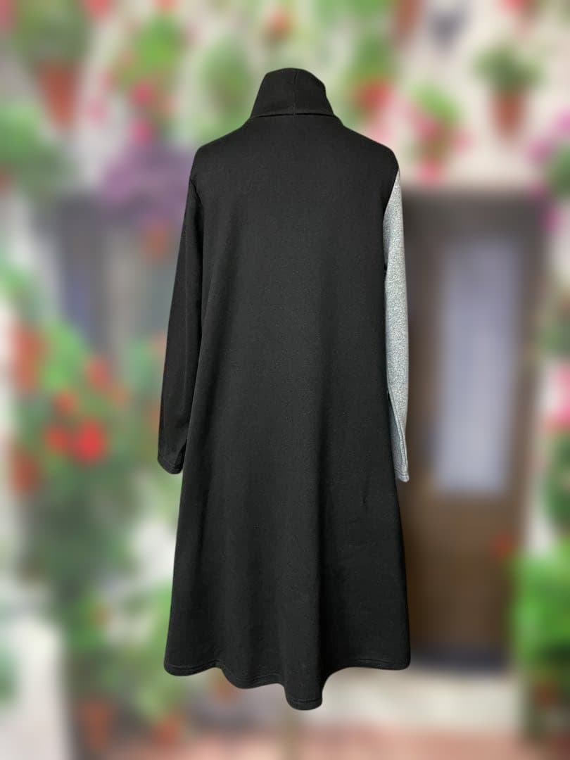 ヒロミ182猫print裏起毛ニットソーTU(NV)（MK)(BK)