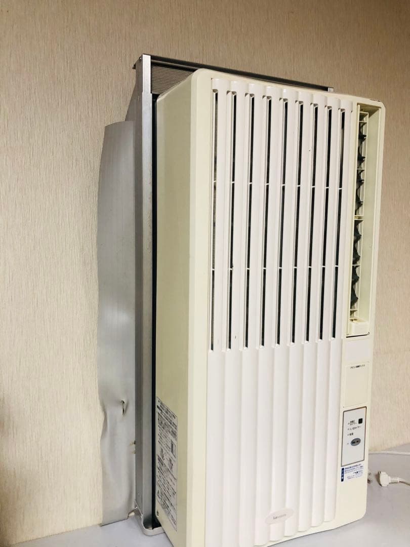 【窓用エアコン】 ウインドエアコン KAW-1837 リモコン/窓枠付き