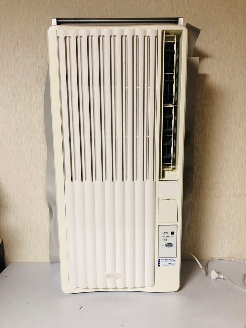【窓用エアコン】 ウインドエアコン KAW-1837 リモコン/窓枠付き