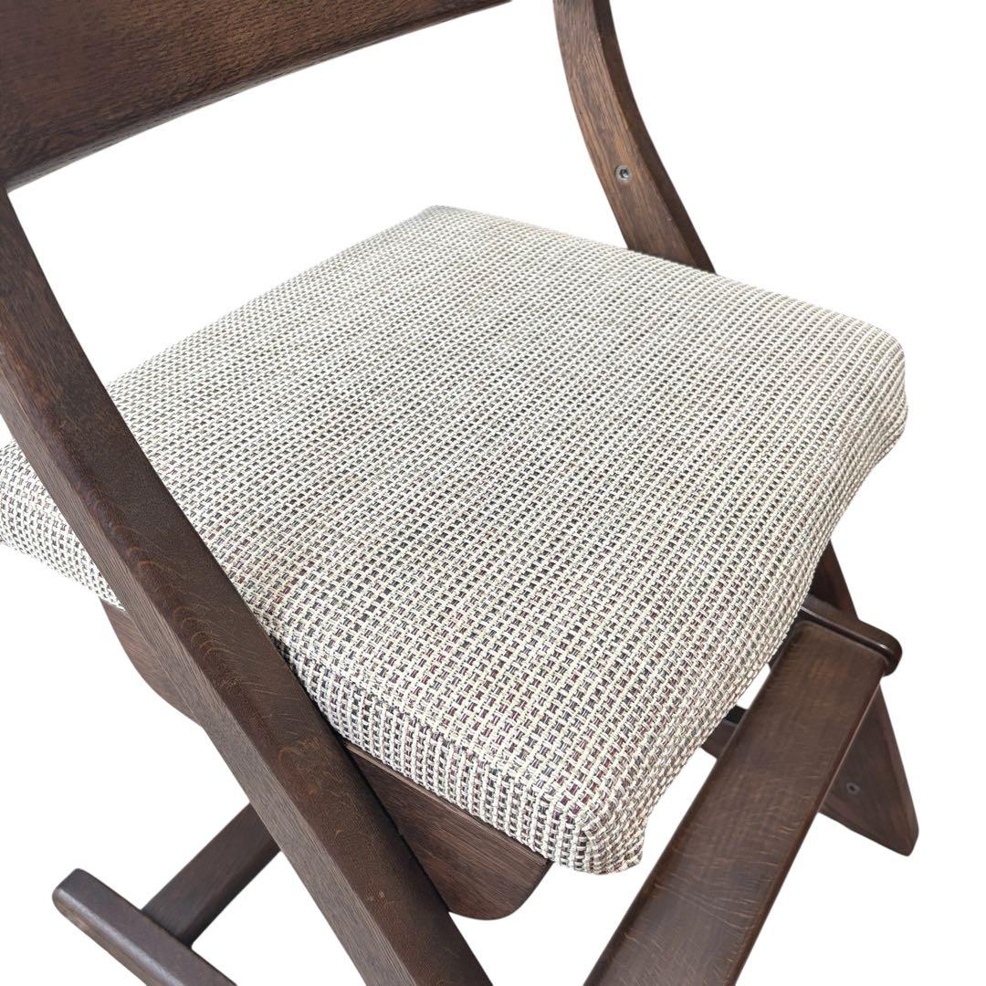 カリモク家具 デスクチェア CU1007 オーク材 学習椅子 高さ調節可