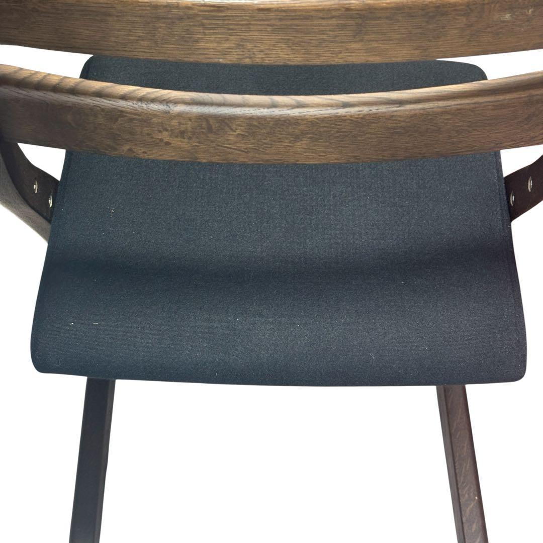 カリモク家具 デスクチェア CU1007 オーク材 学習椅子 高さ調節可