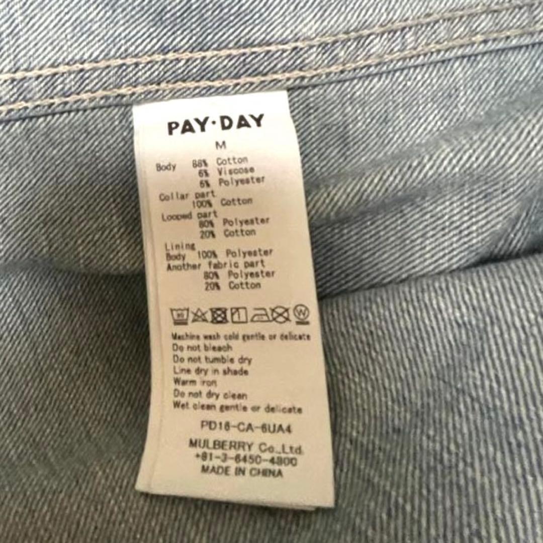 PAY DAY × 6(ROKU) SHORT COVERALLS DENIM