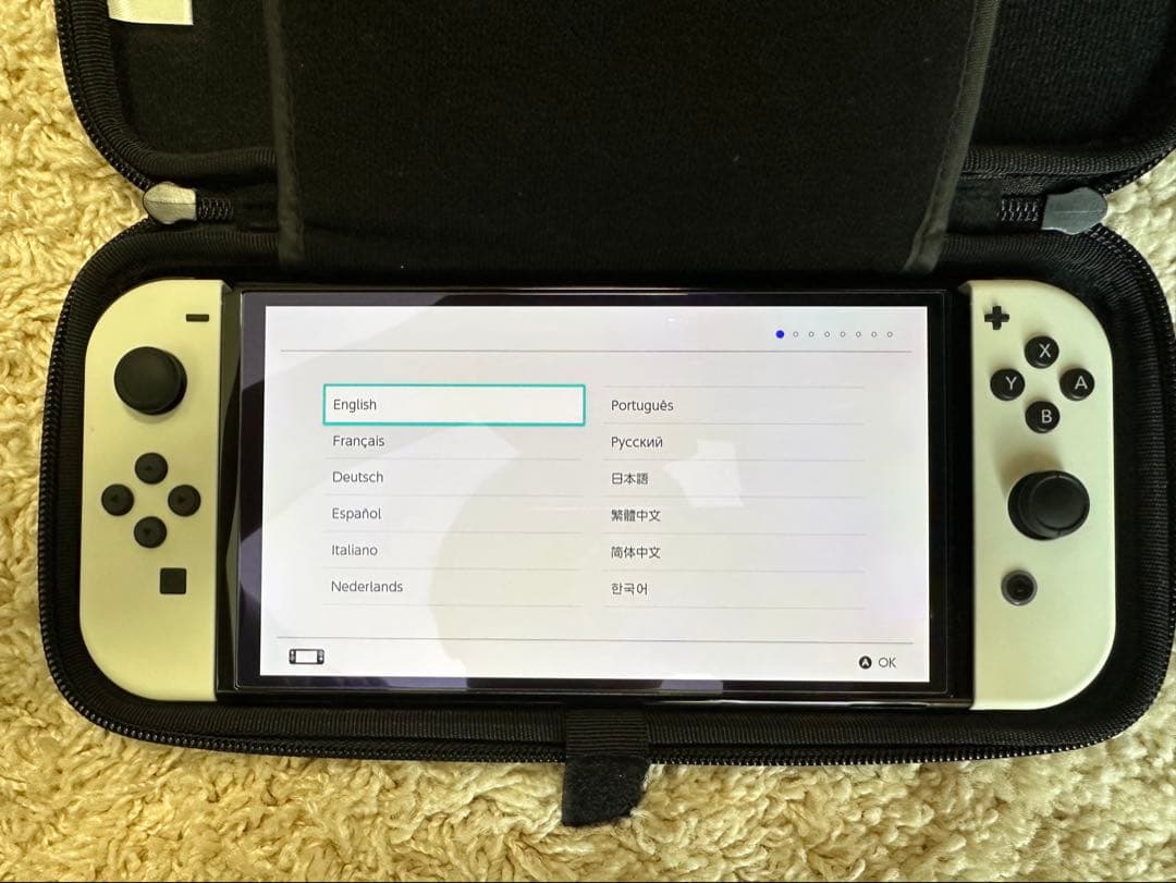 Nintendo Switch 有機EL ホワイト【プロコン、ケース付き】
