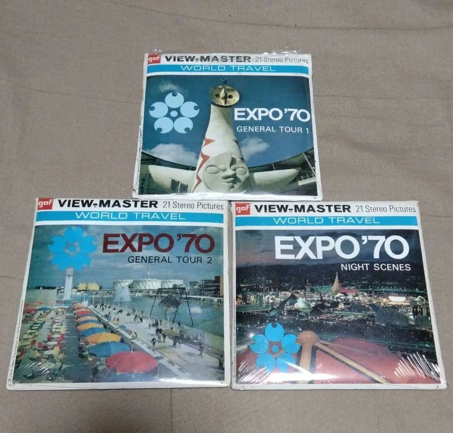 VIEW-MASTER EXPO'70 セット　開封済