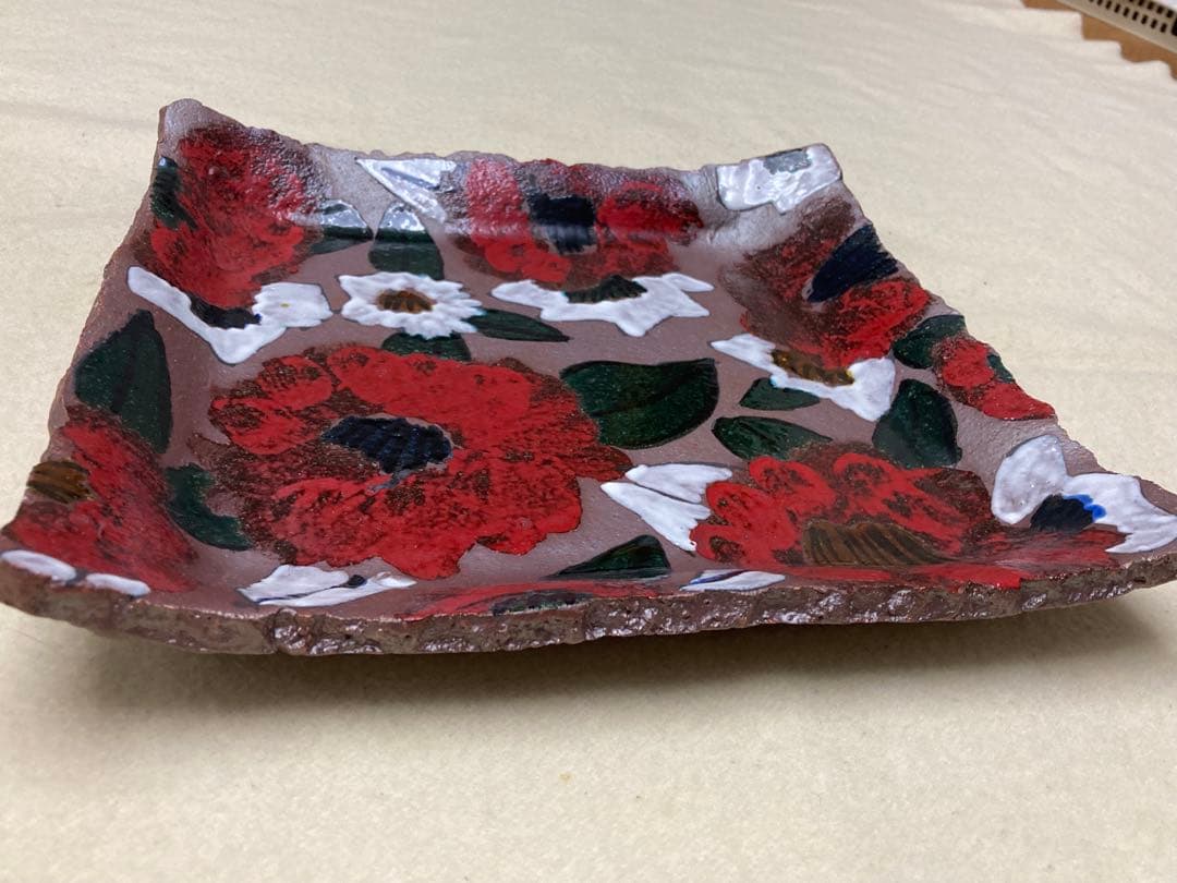 【佐藤勝彦作】角型　飾り皿