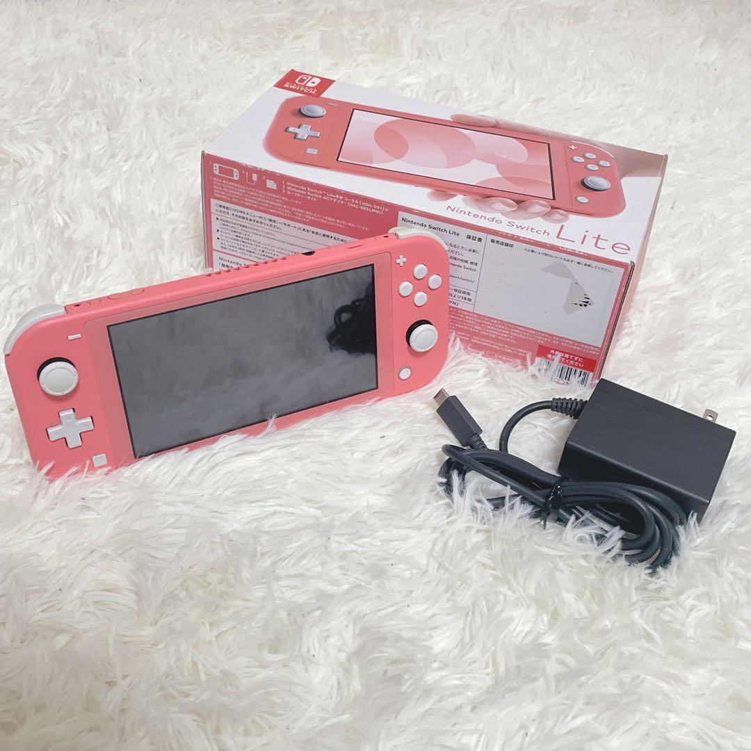 Nintendo Switch Lite 本体 箱付き コーラルピンク
