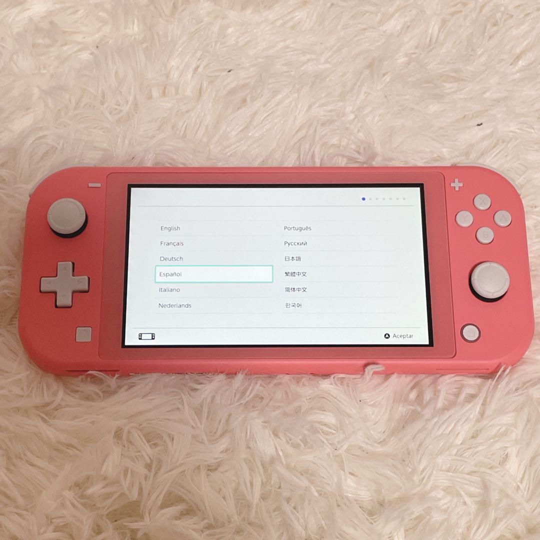 Nintendo Switch Lite 本体 箱付き コーラルピンク