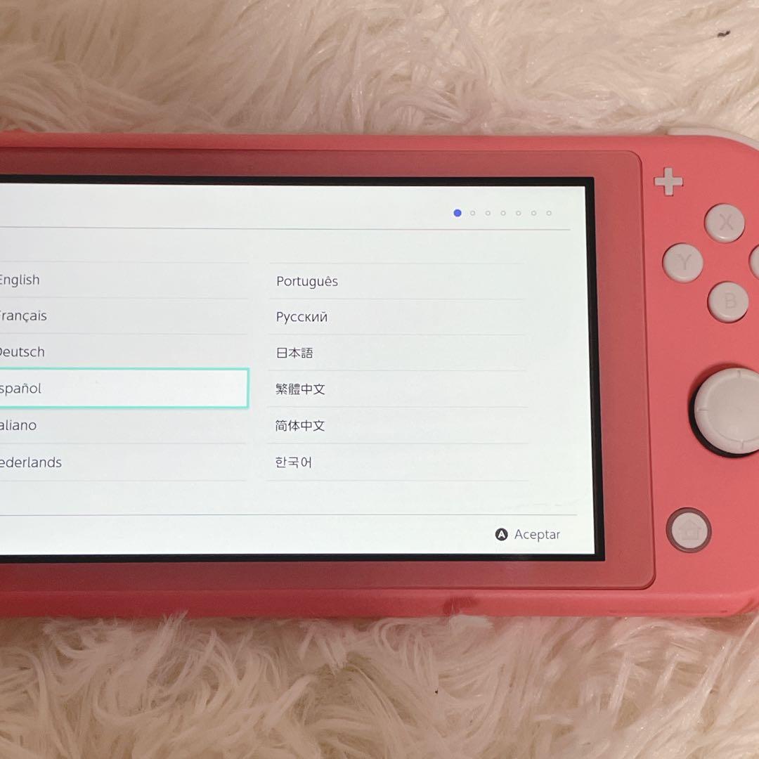 Nintendo Switch Lite 本体 箱付き コーラルピンク