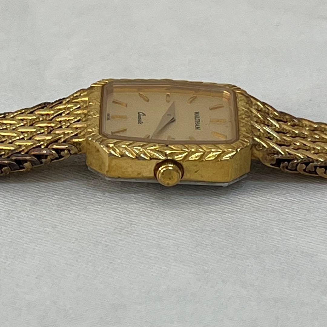 【0119A16】WALTHAMヴィンテージレディースゴールド腕時計　不動