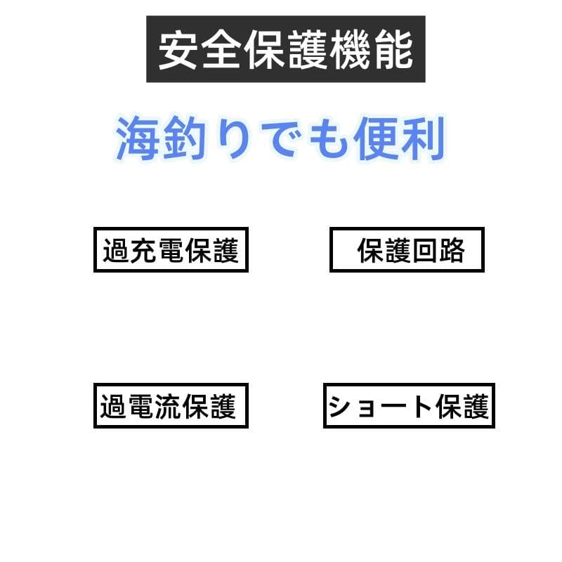 ダイワ シマノ用電動リール専用バッテリー セット 14.8V 赤3500mAh