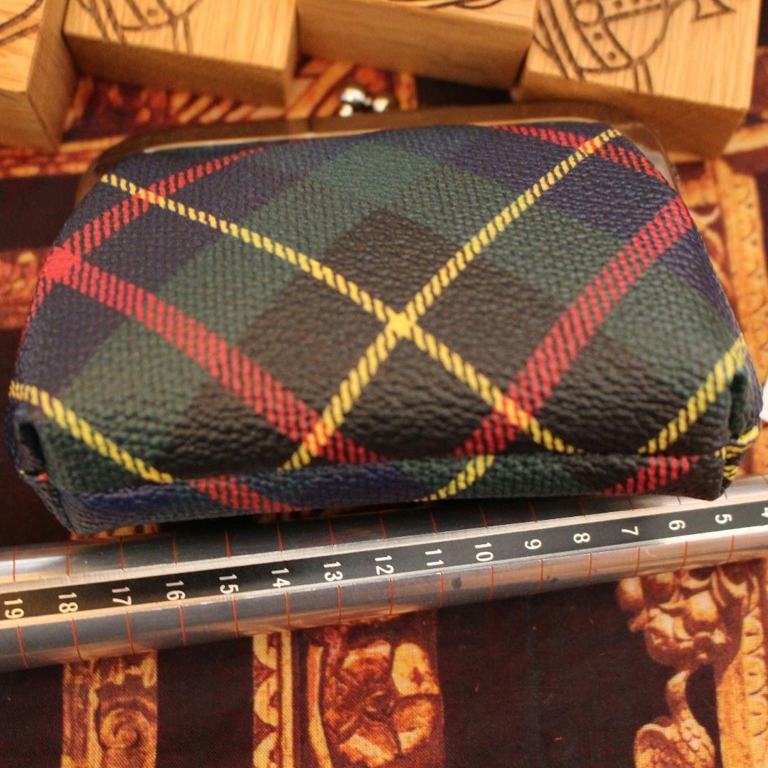 新品　ヴィヴィアン　DERBY FRAME COIN PURSE TARTAN