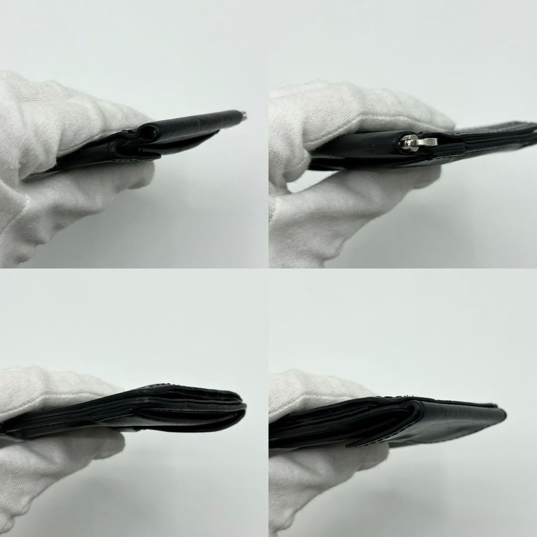 【希少】20/80 マネークリップ 菅田将暉愛用 小銭入れ有り 黒 レザー