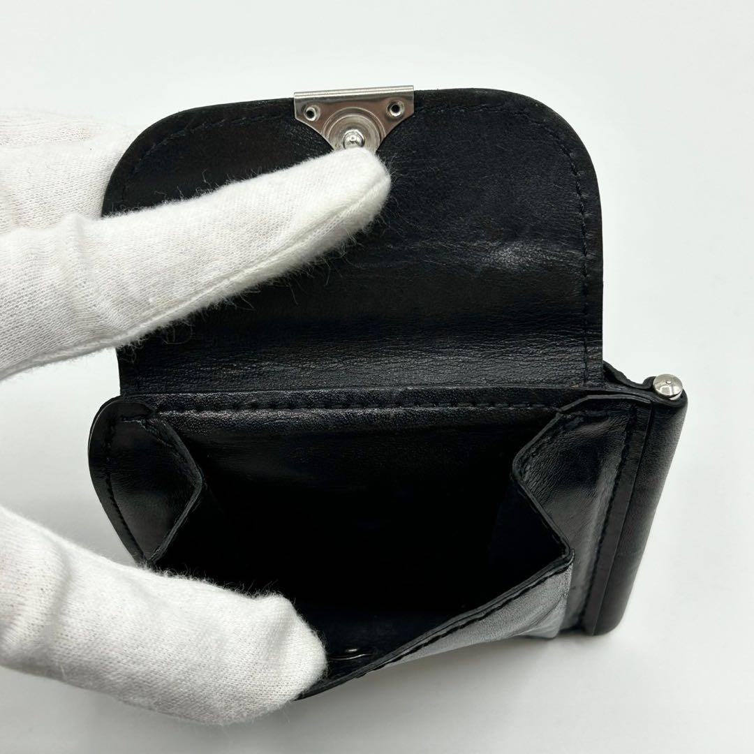 【希少】20/80 マネークリップ 菅田将暉愛用 小銭入れ有り 黒 レザー