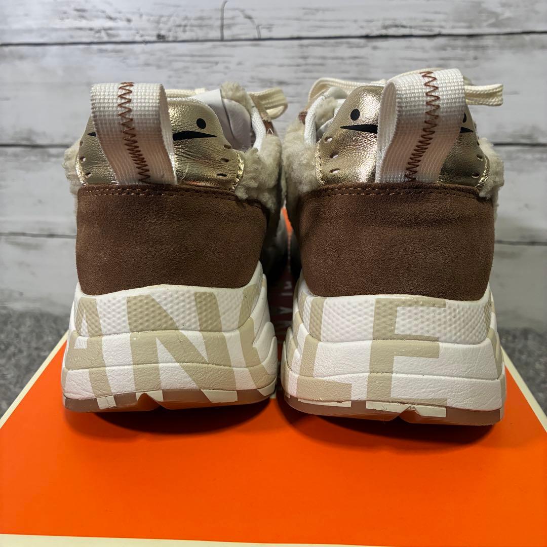 【美品】VOILE BLANCHE ボイルブランシェ ボア厚底スニーカー 38