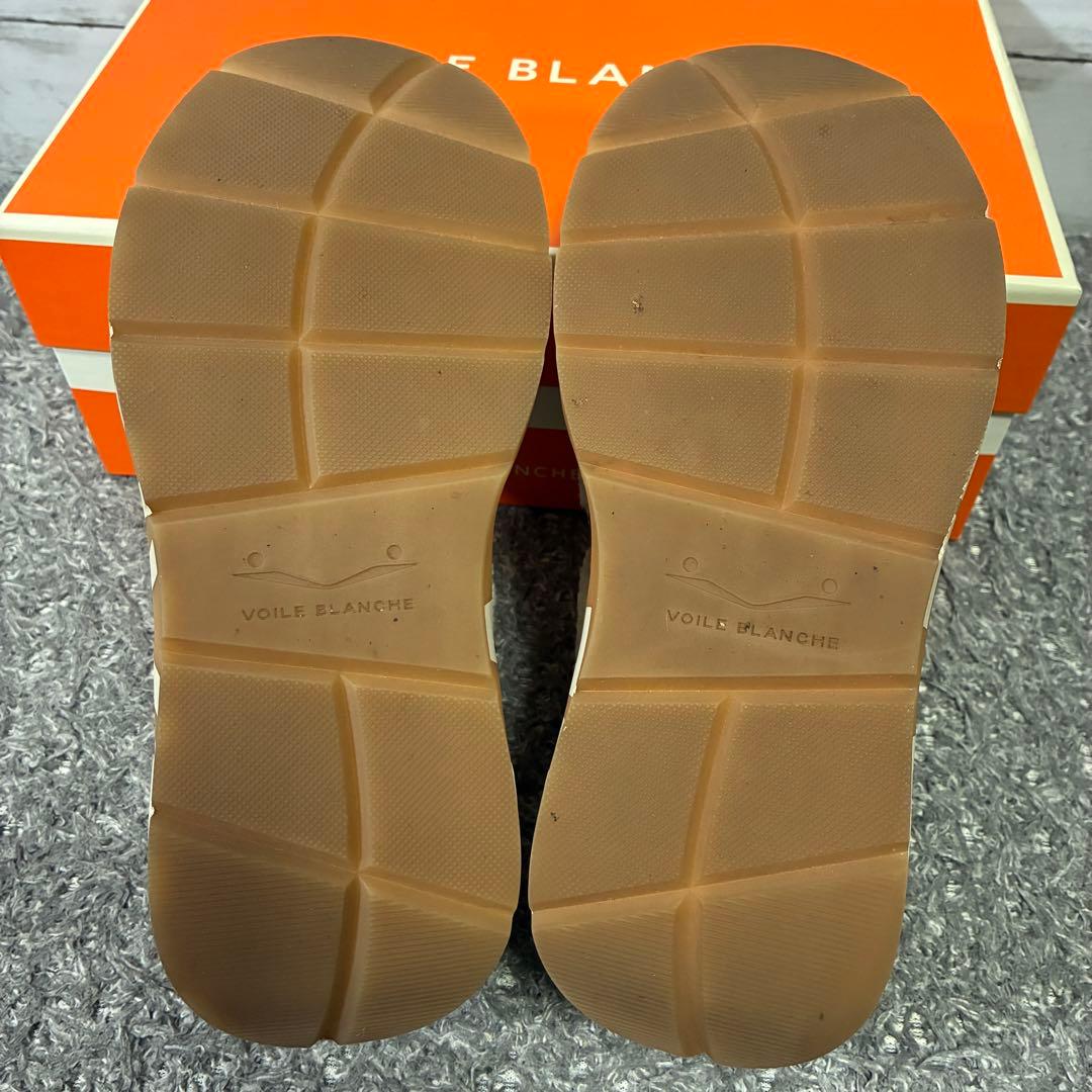 【美品】VOILE BLANCHE ボイルブランシェ ボア厚底スニーカー 38