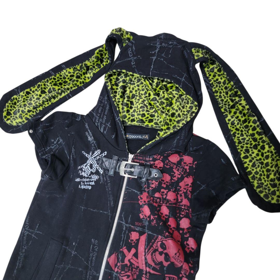 V系 Y2K h.naoto CHANNEL H うさ耳パーカー rabbit