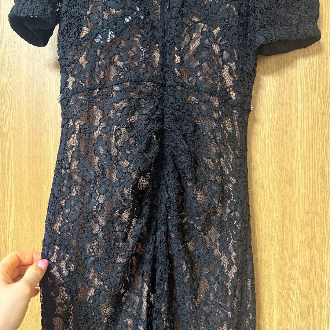 セルフポートレート　ワンピース　ドレス　レース　ラインストーン　Mサイズ　美品。