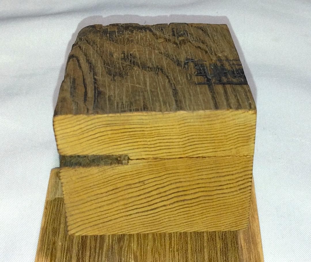 茶道具　法隆寺古材香合　法隆寺修復古材香合　骨董　美品！！