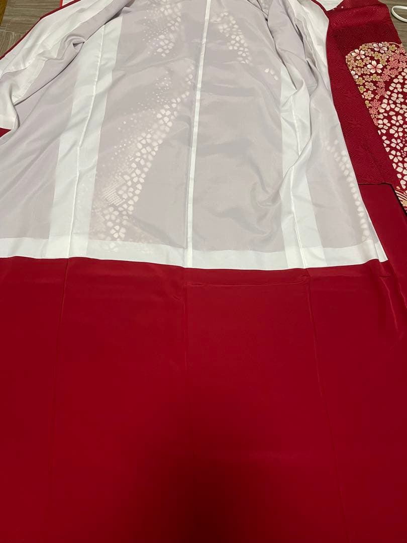 一度着美品　正絹　振袖一式セット　フルセット　成人式　結婚式　卒業式　トールOK