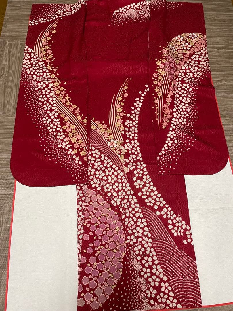 一度着美品　正絹　振袖一式セット　フルセット　成人式　結婚式　卒業式　トールOK