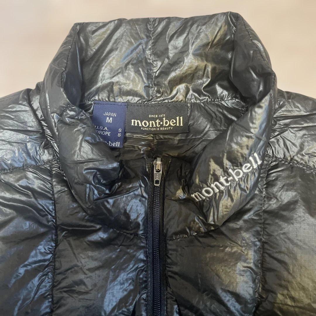 モンベル EXライトダウンベスト Men’s ブラック Mサイズ