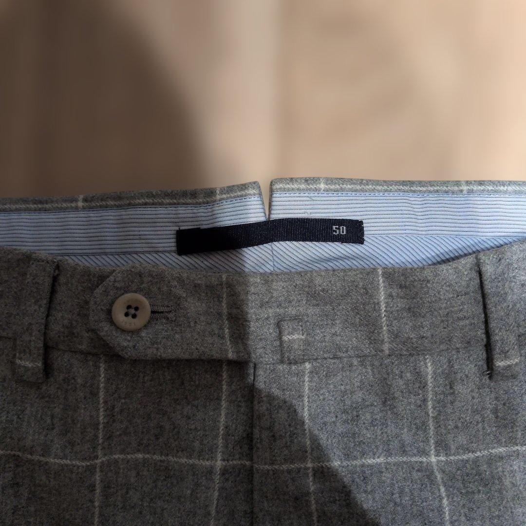 インコテックス SUPER100’S ウールスラックス 50 美品 秋冬用