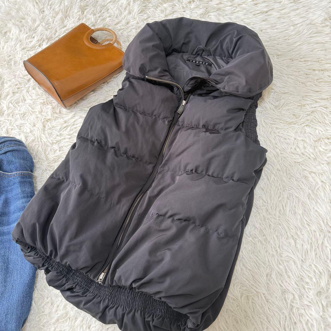 theory セオリー S 黒 ダウンベスト 極美品