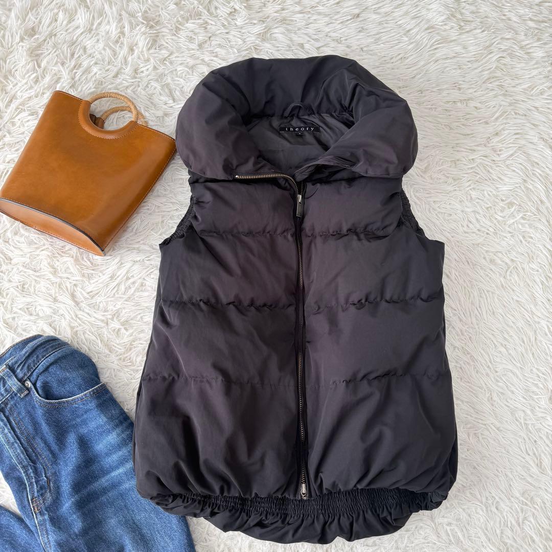 theory セオリー S 黒 ダウンベスト 極美品