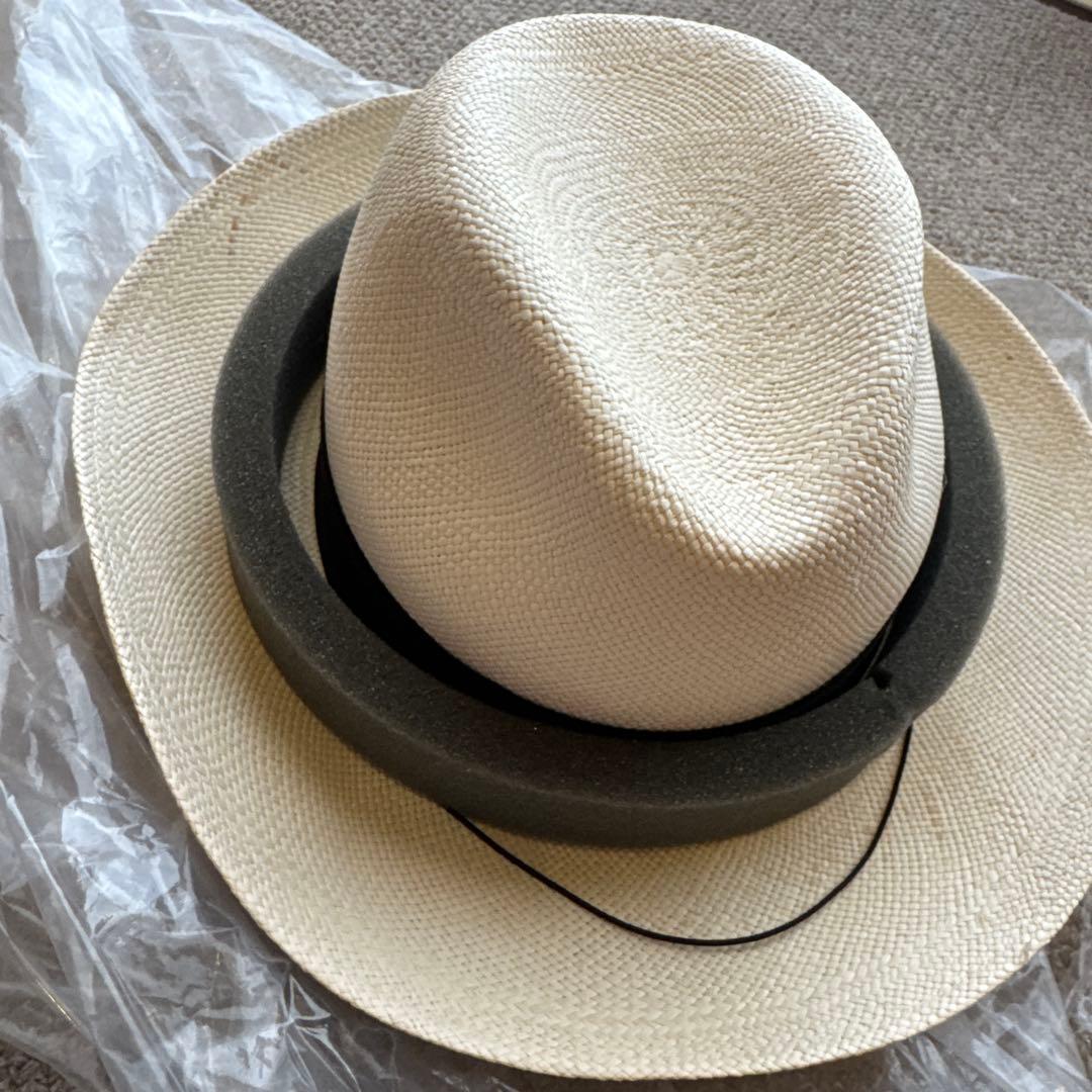 未使用　LARDINI パナマハット　M 57cm
