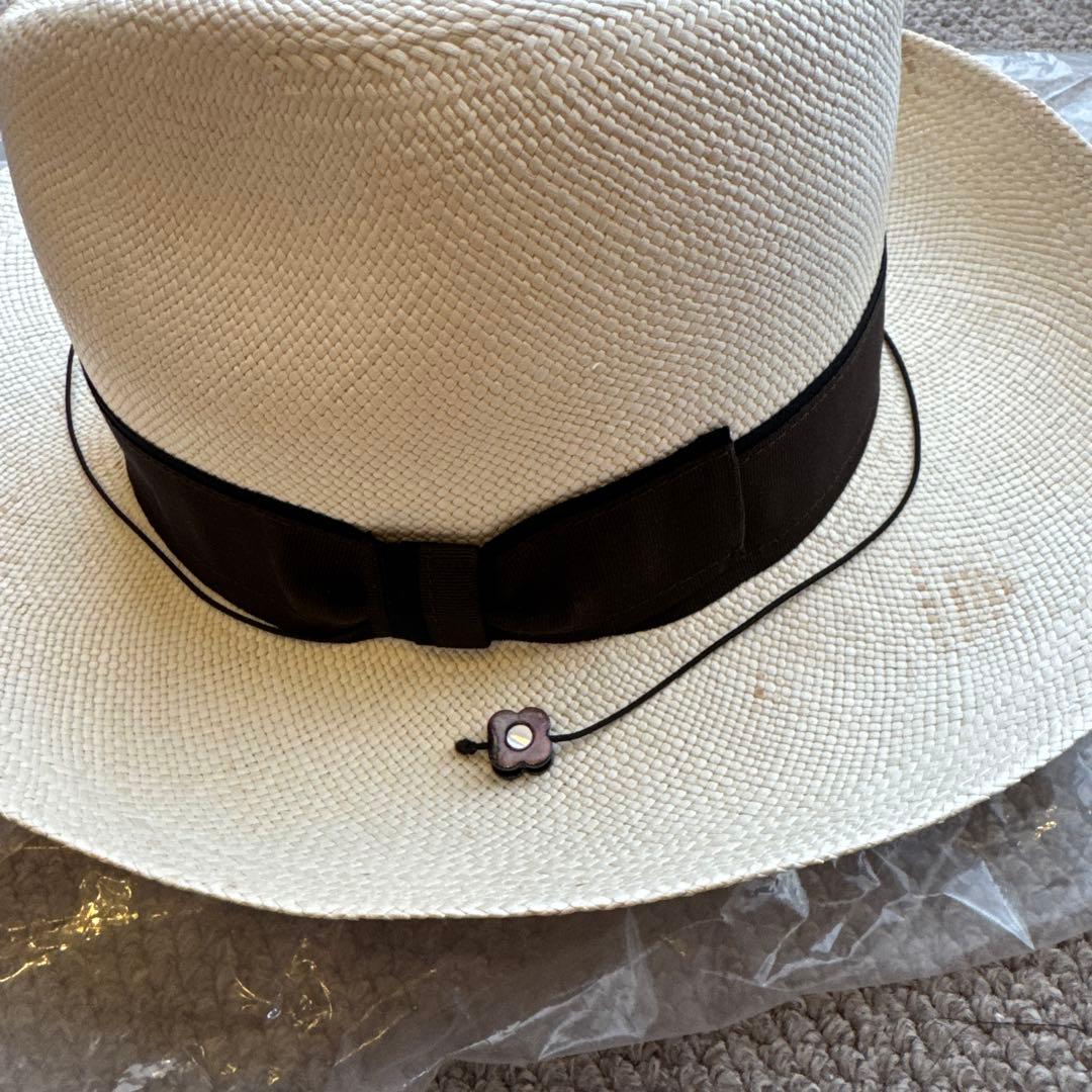 未使用　LARDINI パナマハット　M 57cm