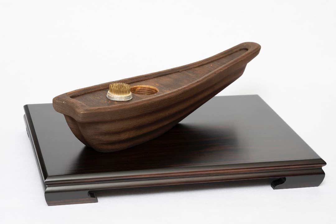 v*e様 華道具 木製 池坊 泊舟 舟形花器