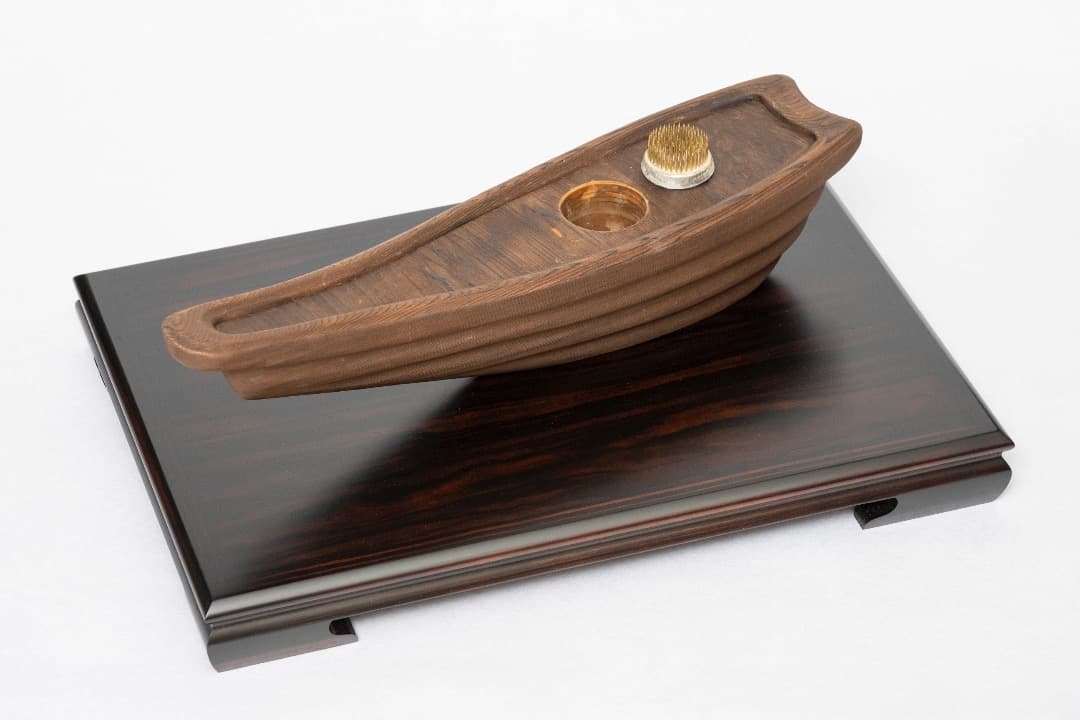 v*e様 華道具 木製 池坊 泊舟 舟形花器