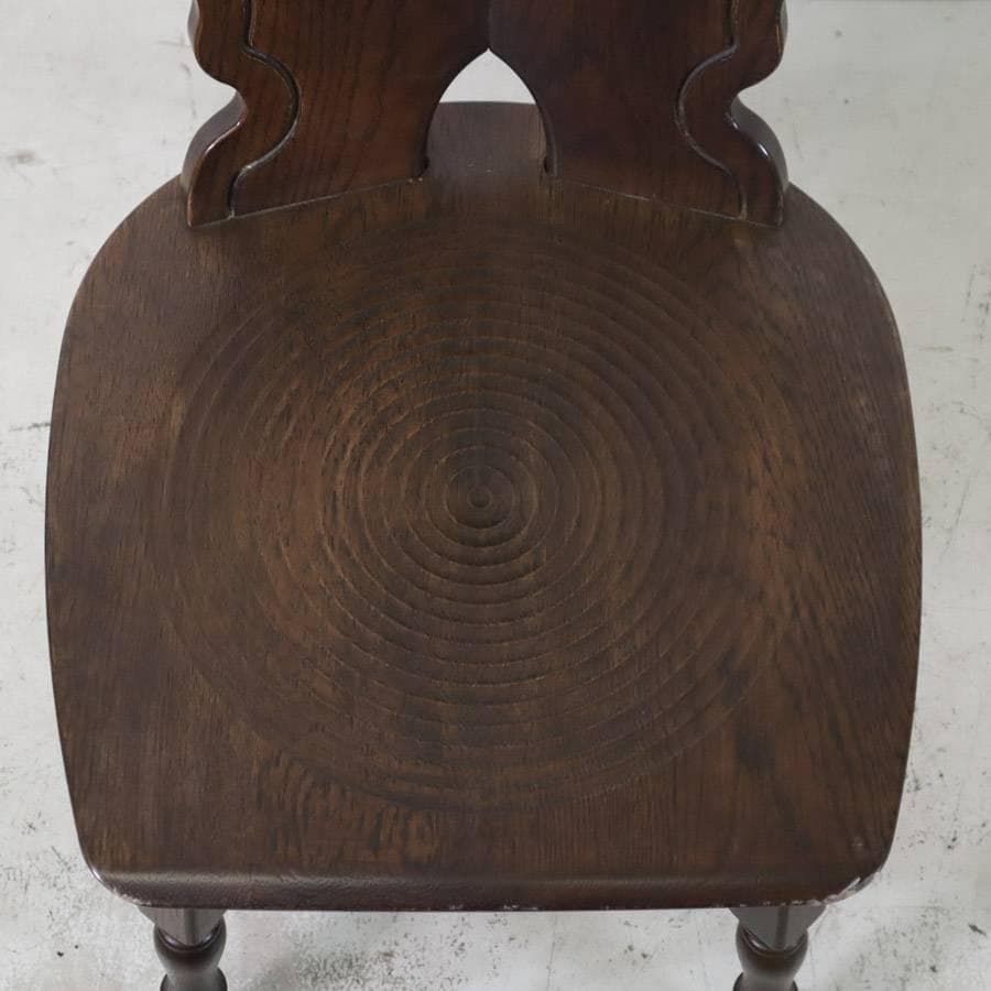 2の1 まとめ英国アンティーク調 ダイニングチェア オーク無垢