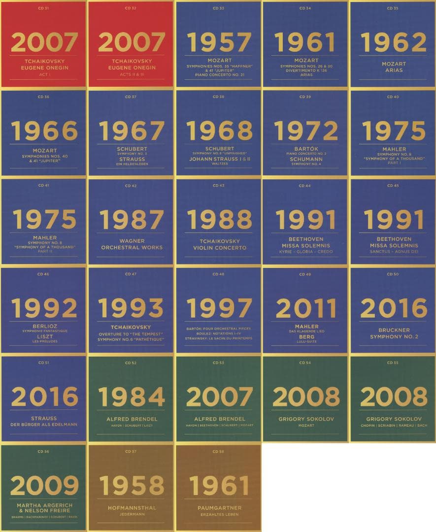 ザルツブルク音楽祭100周年記念ボックス（58CD）