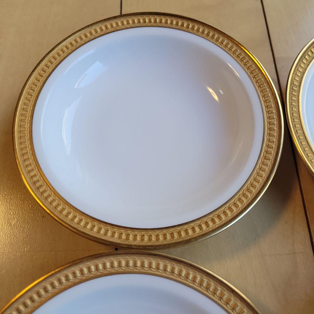 大倉陶園❻　クラウンエンボス　フルーツ皿4枚