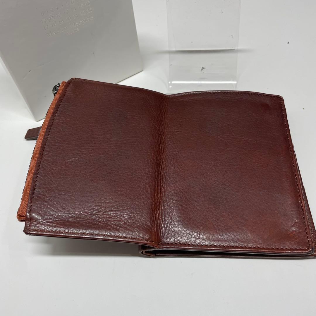 ま*つ様 MAISON MARGIELA ブラウン 二つ折り財布 カードポケット