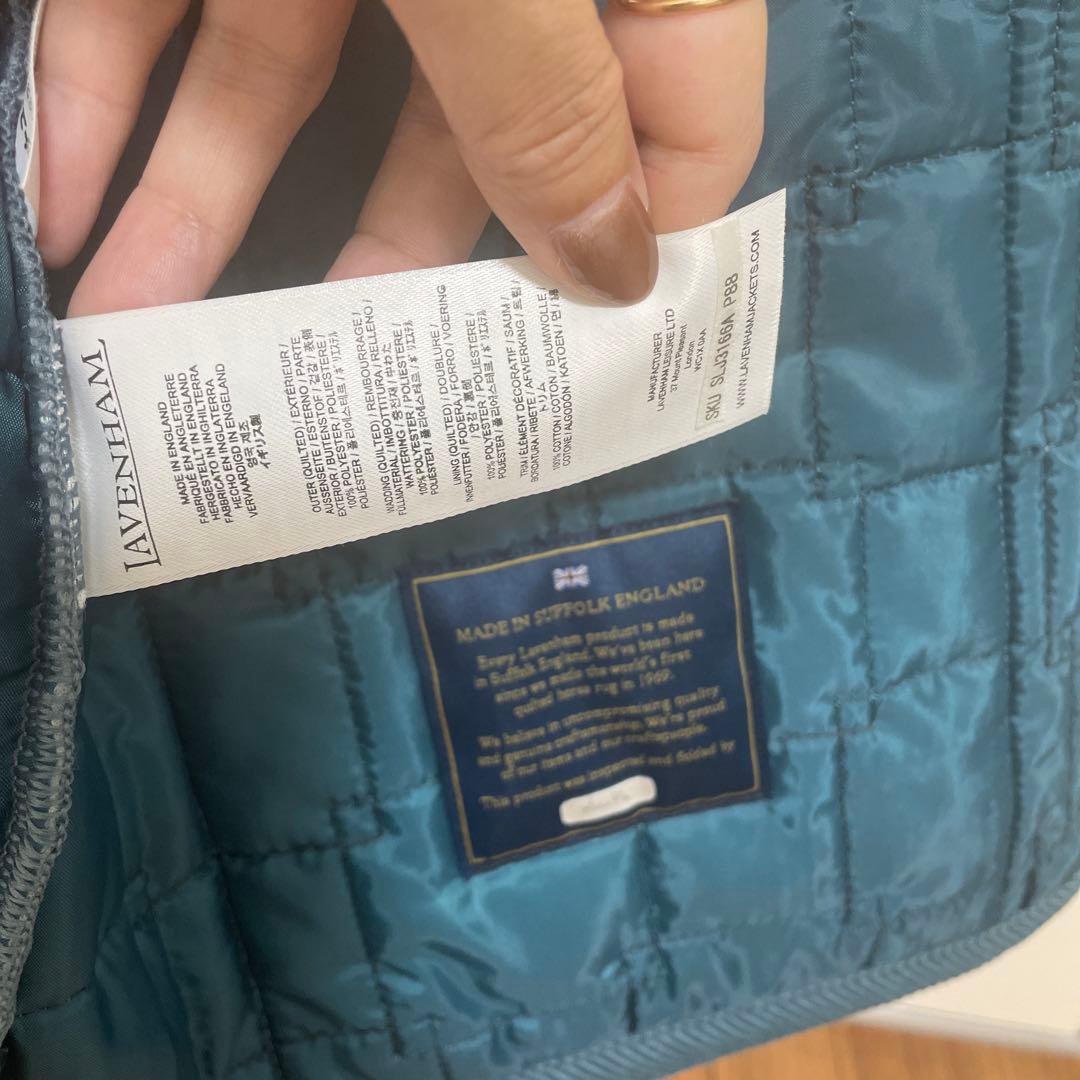 がくゆう☆ラベンハム ダウンベスト 36 美品