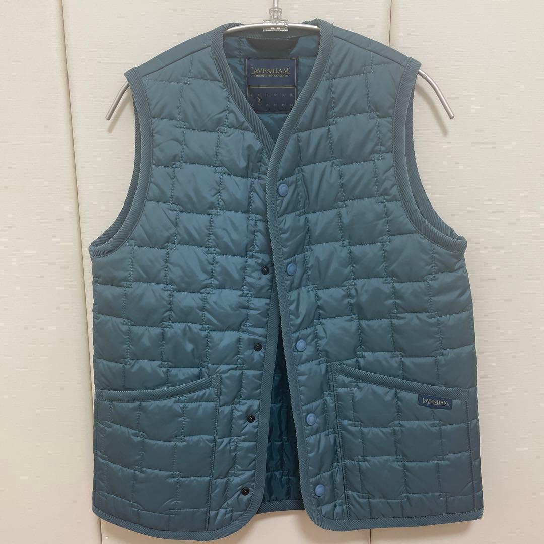 がくゆう☆ラベンハム ダウンベスト 36 美品