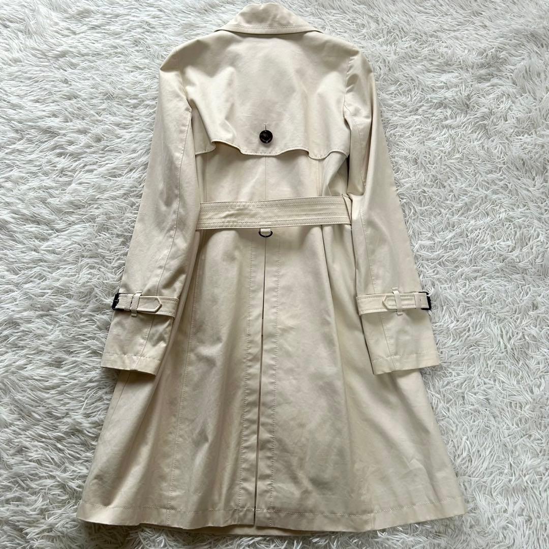 バーバリーブルーレーベル　トレンチコート　ライナー　ベルト付き　アイボリー　M
