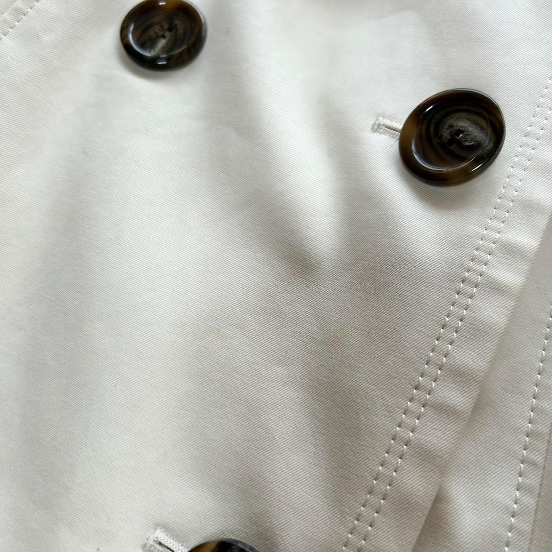 バーバリーブルーレーベル　トレンチコート　ライナー　ベルト付き　アイボリー　M