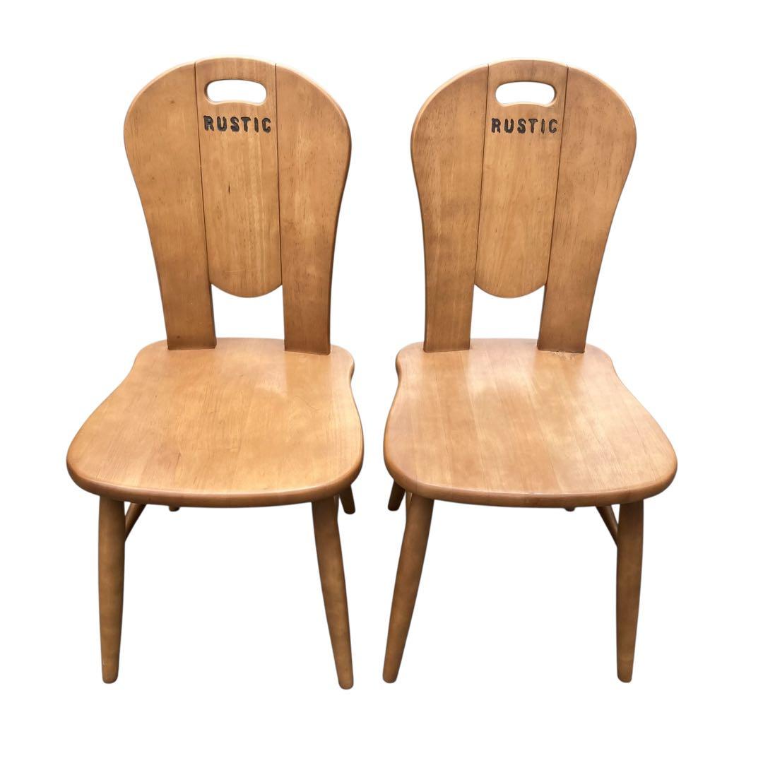 カリモク　ルスティック　Rustic チェア　2脚セット　廃盤品　②