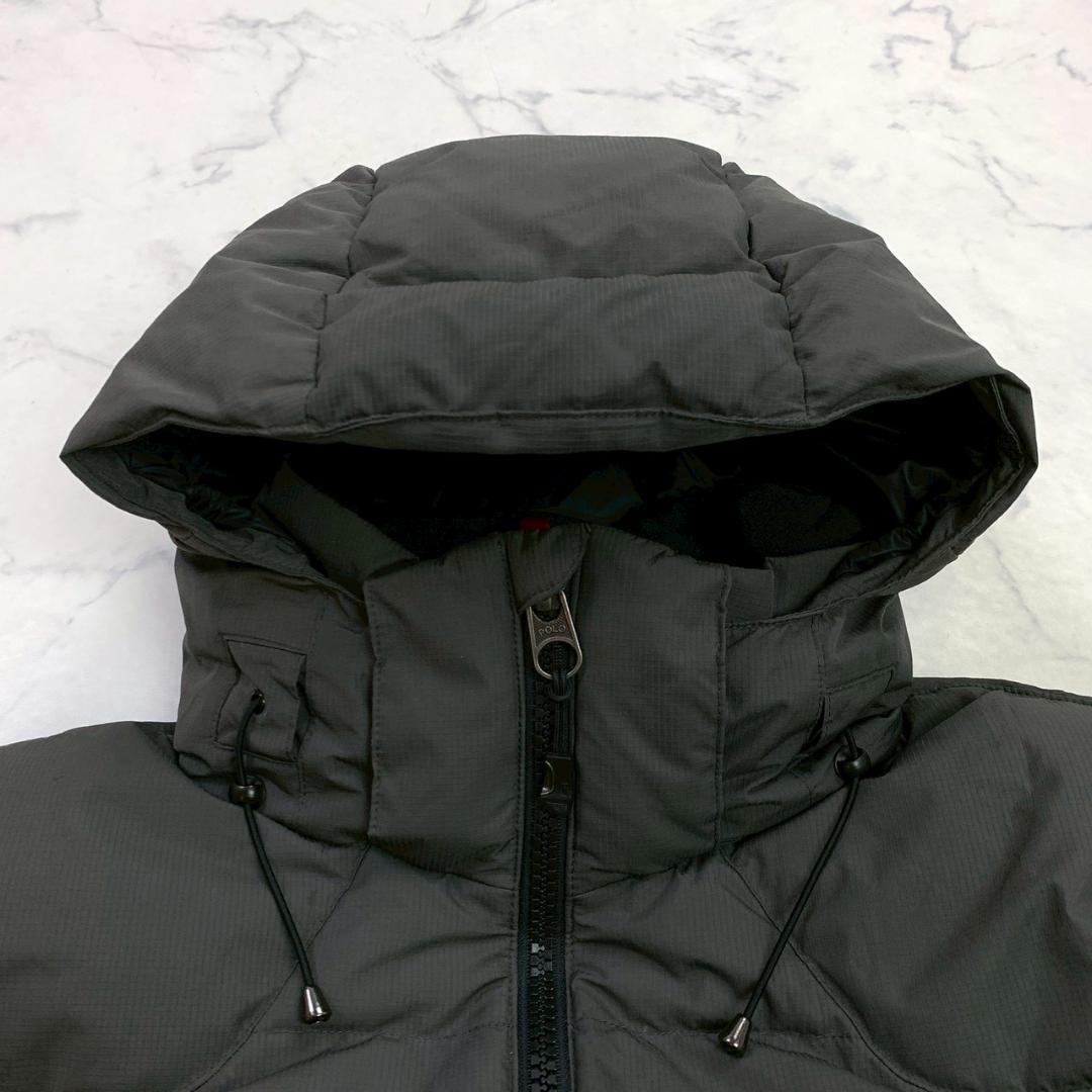 ポロラルフローレン ダウンベスト ポニー刺繍 2way グレー S　D966