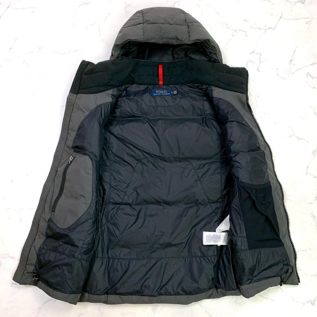 ポロラルフローレン ダウンベスト ポニー刺繍 2way グレー S　D966