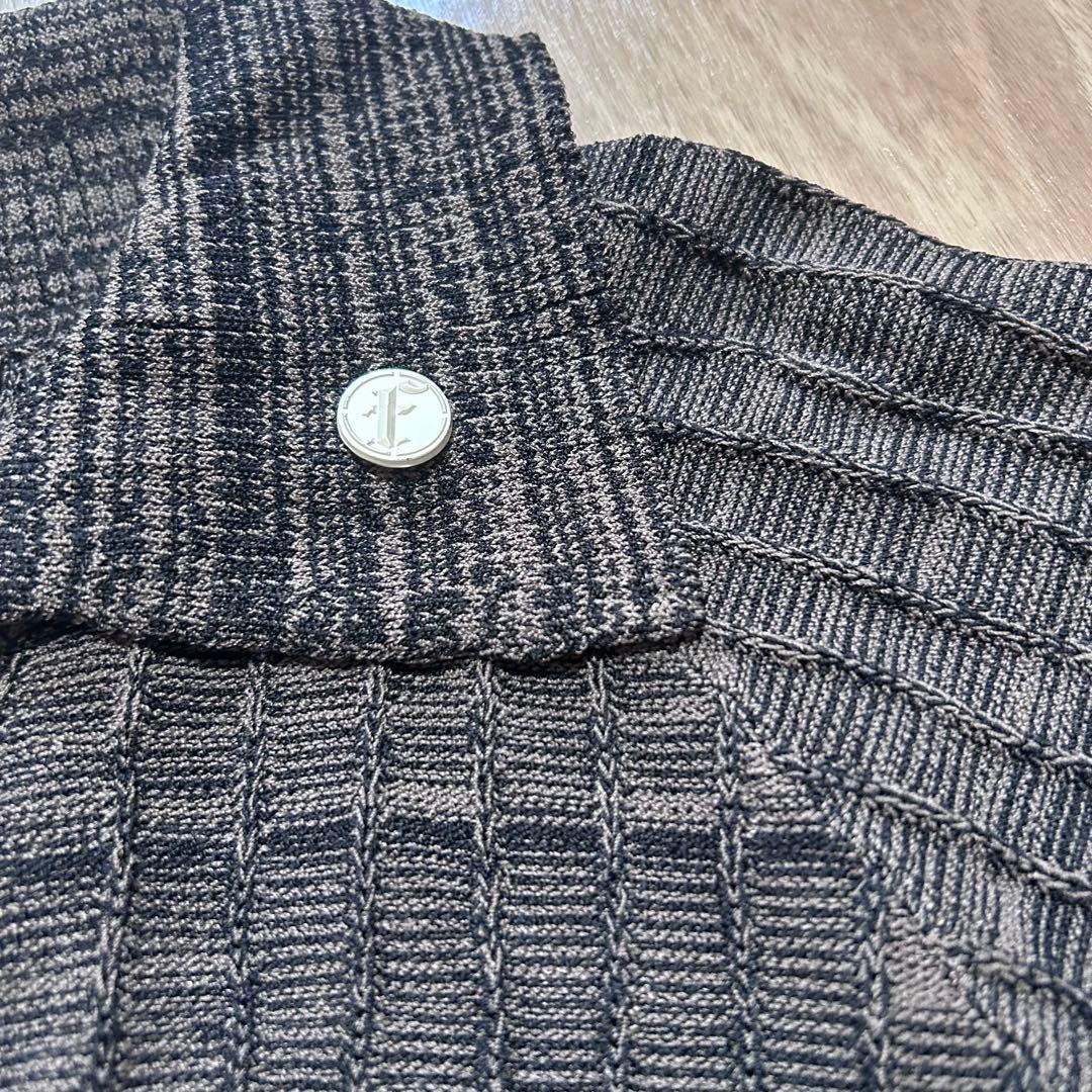 新品　FAKE AS FLOWERS FAF ポロシャツ　ポロニット　Lサイズ