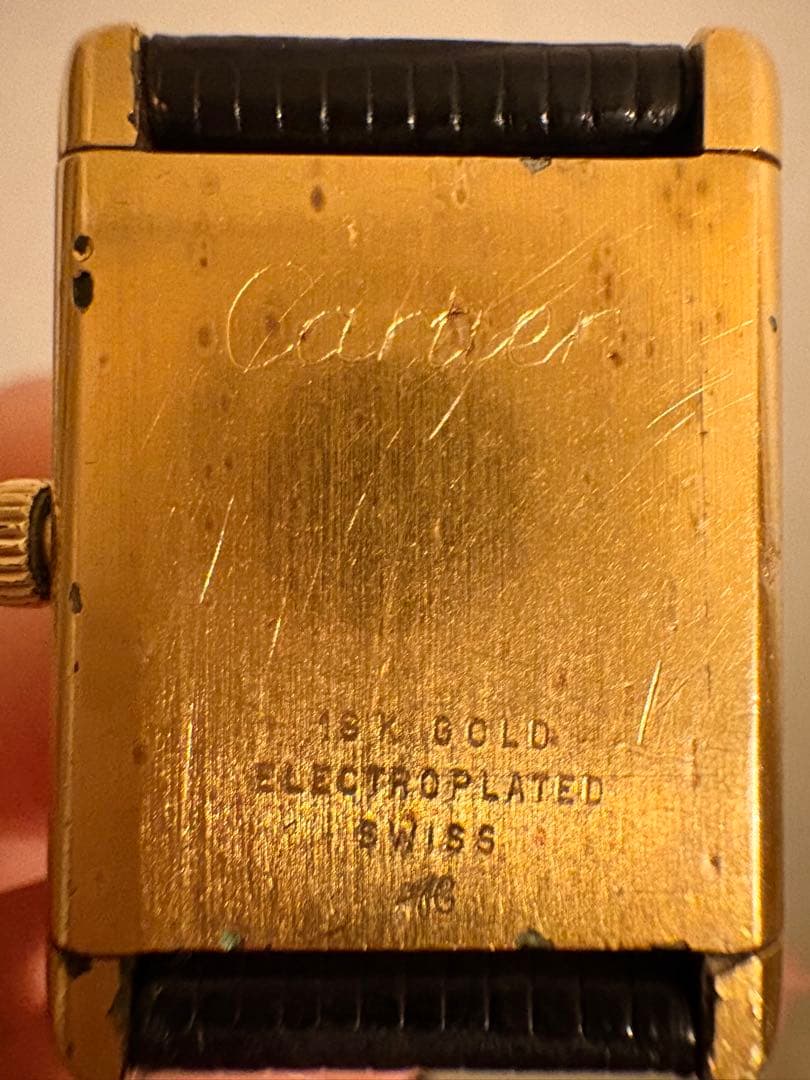 カルティエ　プレマストタンク sm ２枚目に修理証明書追加しました