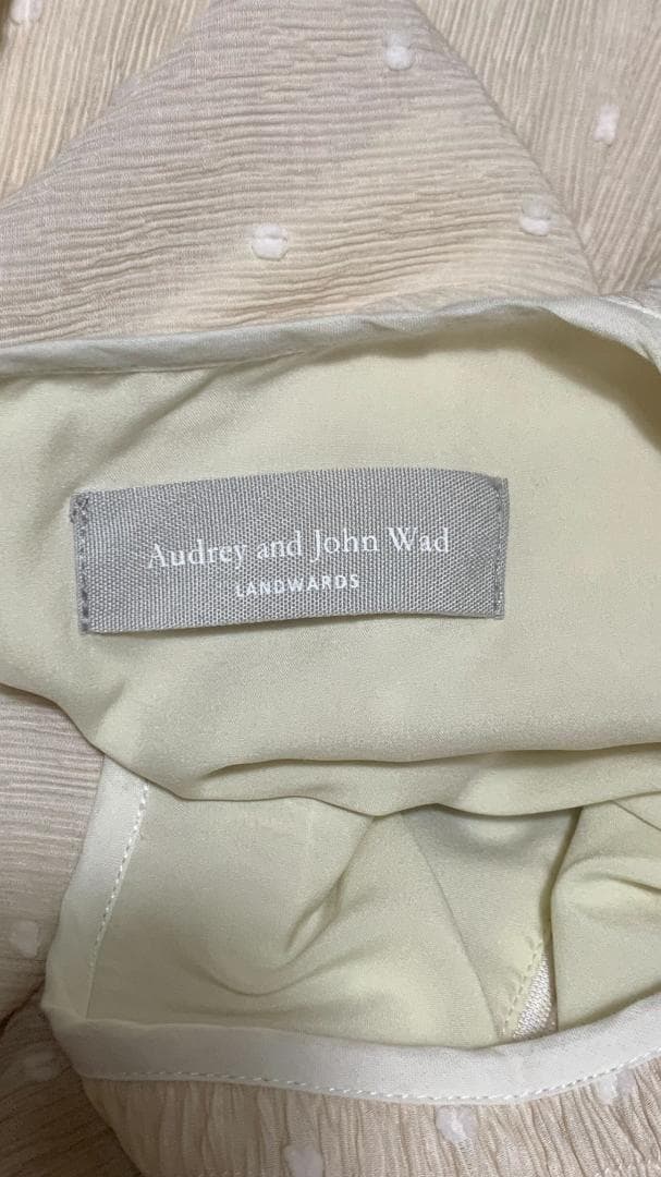 audrey and john wad 楊柳ドビードットオールインワン